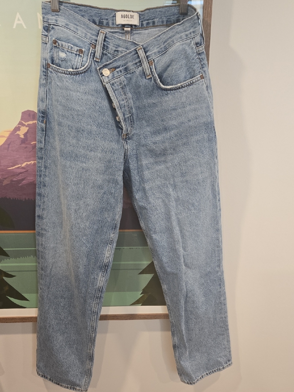 Agolde cross-over sz 25 waist 14